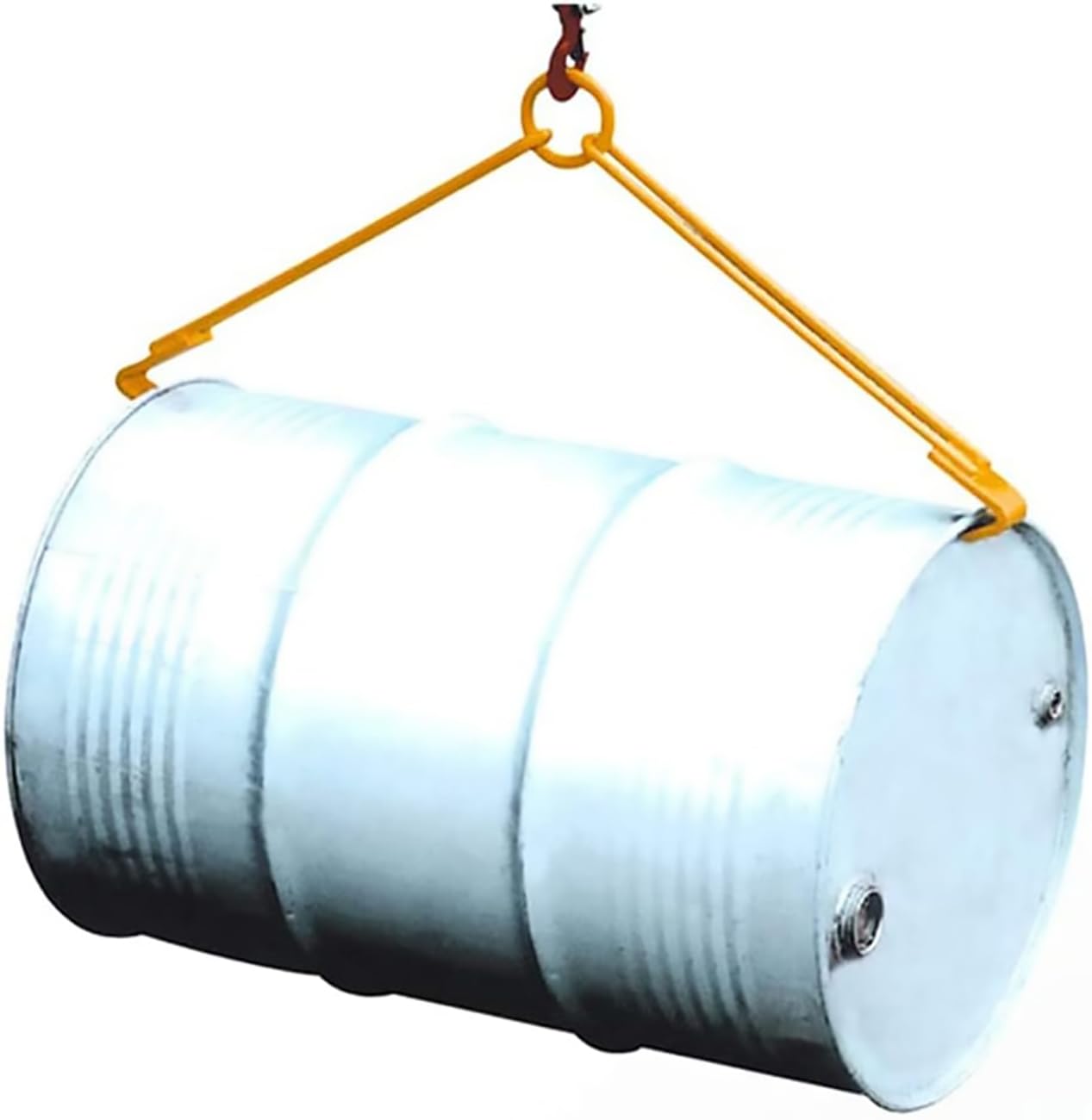 Pince à fûts Verticale Équipement de manutention de fûts - Lève-fûts de sécurité pour fûts en Acier et en Plastique Outil de Levage de fûts à Pince de Construction en Acier,A1