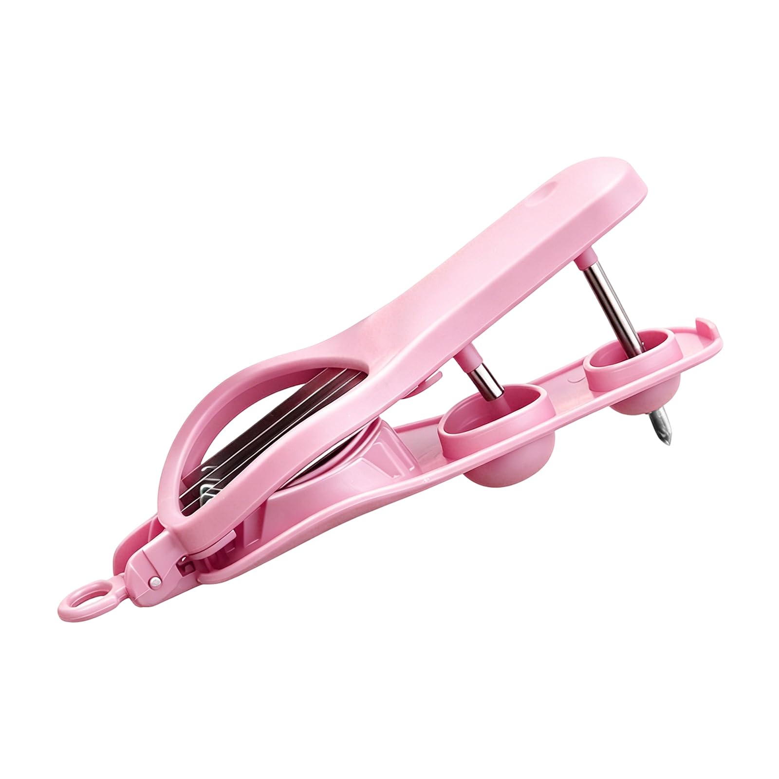 PHOERTY Innovative 2 Function Device That Simultaneously Slices Round Fruits and Extracts Their Cores Vegetable Slicing Tool Dense Fruit Tool