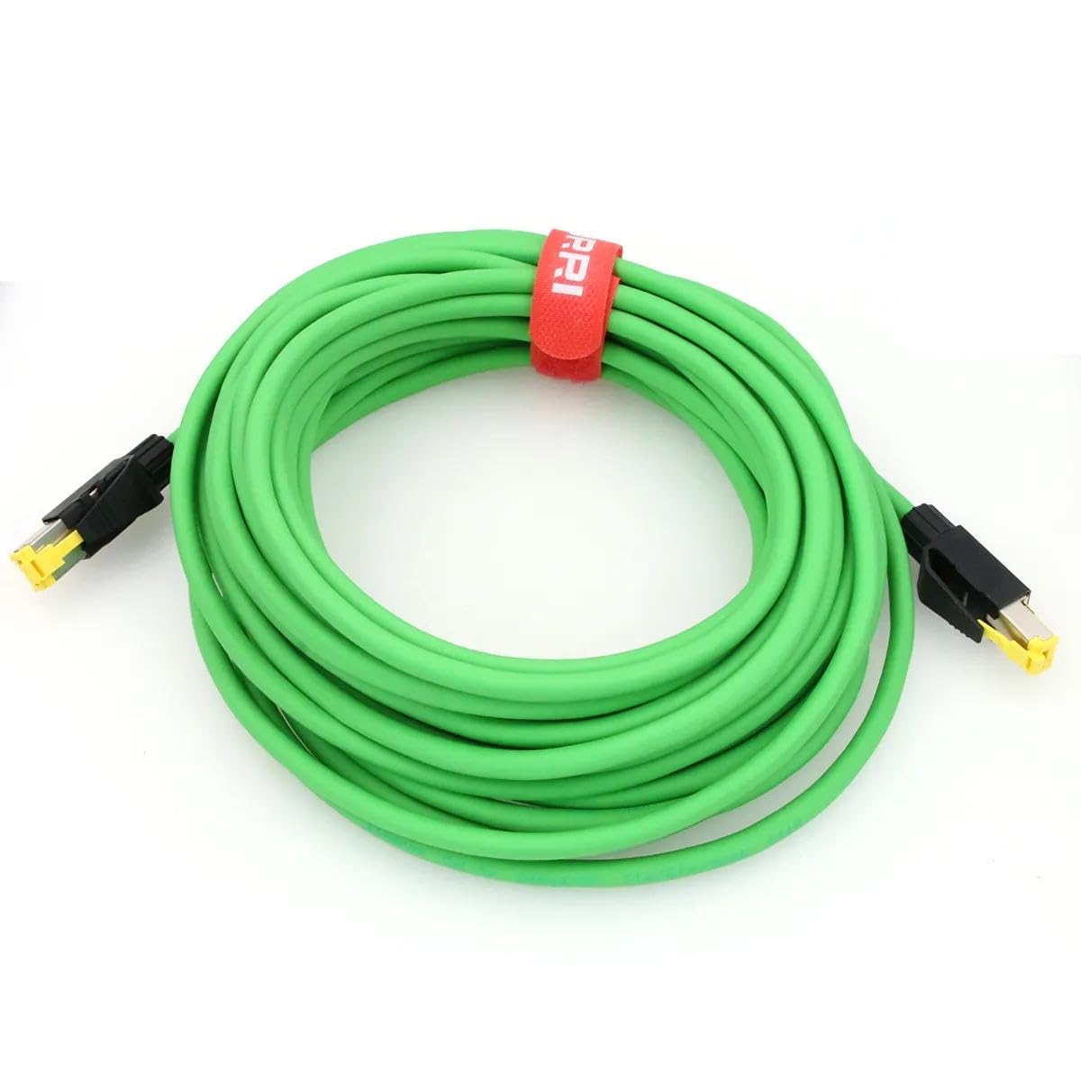 Cavo schermato Ethernet Cat5 di categoria A RJ45 a RJ45 per reti industriali all'aperto