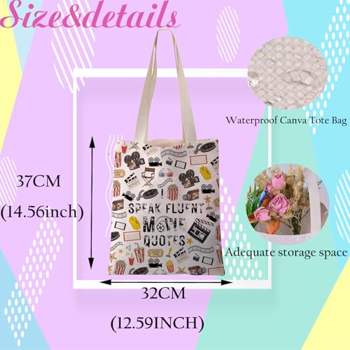 Bolsa tipo tote con frases de películas miniatura 4