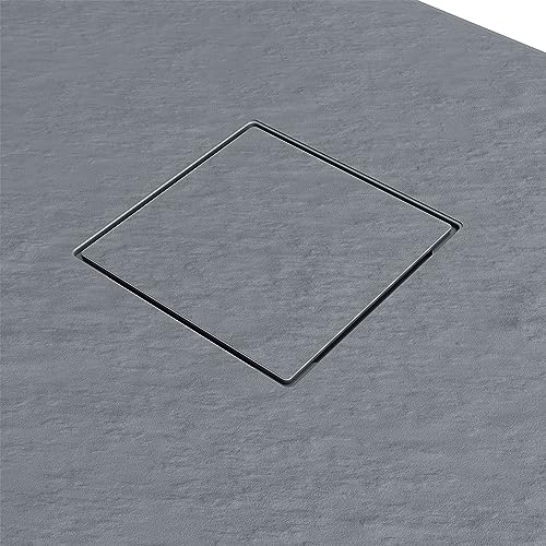 Piatto Doccia 80X140 Cm Grigio Effetto Pietra Rettangolare In Smc Riducibile Samos - 7