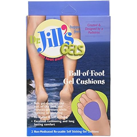 Dr. Jills Gel Ball of Foot Cushions (Self-Sticking and Re-Usable) Cover