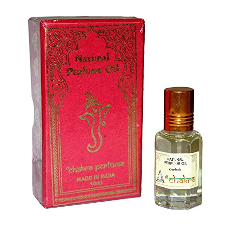 Attar Chakra Natural Perfume Oil Without Alcohol Indian itar Perfume 10ml (Gardenia) Attar Chakra Natural Perfume Oil Without Alcohol Indian itar Perfume 10ml (Gardenia)