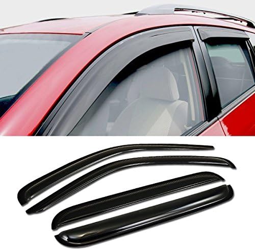 FOR 2002-2007 Jeep Liberty KJ Sun Rain Guard Smoke Vent Shade Deflector Window Visor 4PC