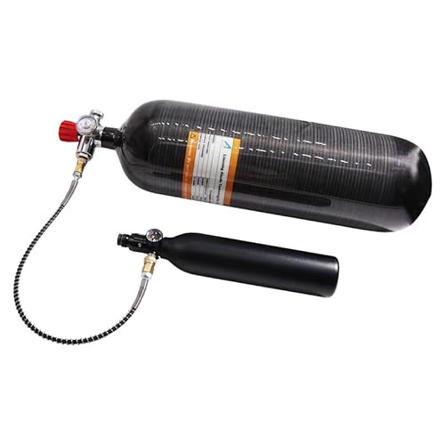 Tuxing 4500Psi Pcp Air Compressor,High Pressure Pcp Paintball Fill Station Stainless Steel Valve Hpa Co2 Tank Din Charging System M18*1.5 #TOP2