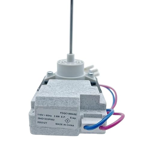 Miniatura 2 de Motor del ventilador del condensador del refrigerador 294D1233P002 WR01F04574 para MABE, compatible con 294D1978P001 WR01F04955 Piezas del