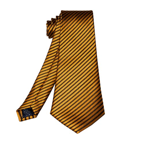 Image of 5PCS Mens Premium Silk Tie, Pocket Square, Cufflinks, Drilled Tie Ring and Lapel Pin Set for Wedding Groom Party