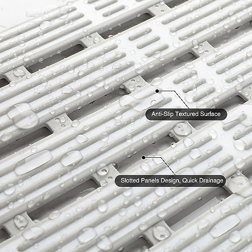 WELTRXE Bath Mats Non Slip Bathtub Mat for Inside Shower 90 x 40 cm Extra Long Shower Mat with Suction Cups for Bathroom Bath Tub Floor Anti Mould - Image 3