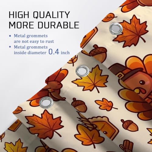 Rideau de douche extra large orange 274x183 cm en polyester imperméable - 5