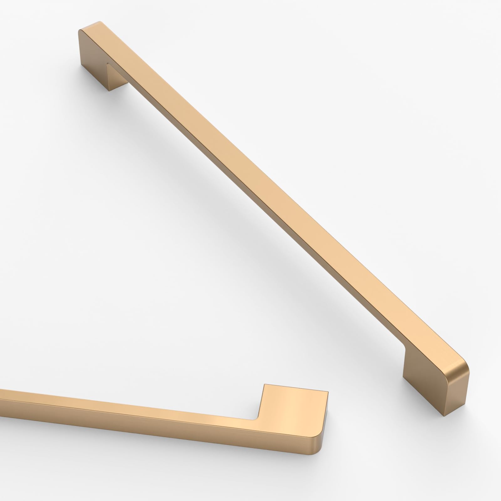 Asidrama 10 Pack 10 Inch(256mm) Champagne Bronze Cabinet pulls Cabinet pulls Kitchen Cabinet Handles, Cabinet Pulls Kitchen Cabinet Hardware for Cupboard Drawer Pulls