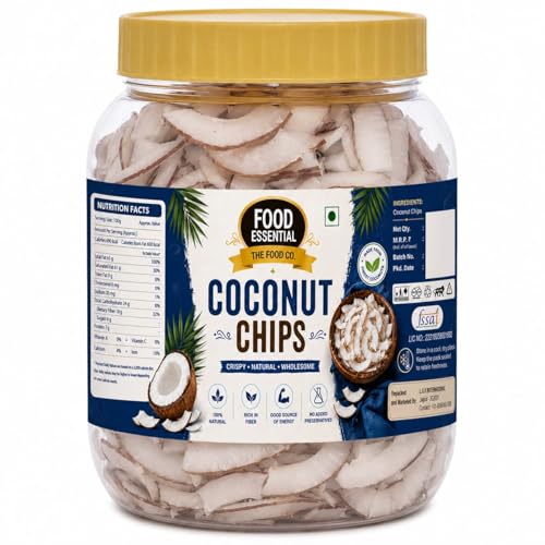 Image of FOOD ESSENTIAL Coconut Chips 250gm.