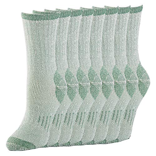 Image of 70% Merino Wool Women Crew Socks - Hiking Outdoor Athletic Thermal Thickening Cushion