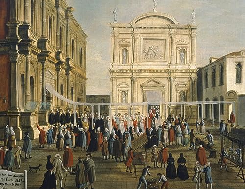 Peinture murale Doge et seigneurs Gabriele Bella impression sur toile haut de gamme