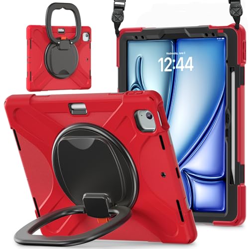 Protection iPad Air 13 2024 antichoc enfant idéale pour les trajets en voiture et l'école