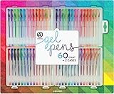 U Brands Metallic Gel Pens, Assorted Colors, 60-Count, (3152U00-06)