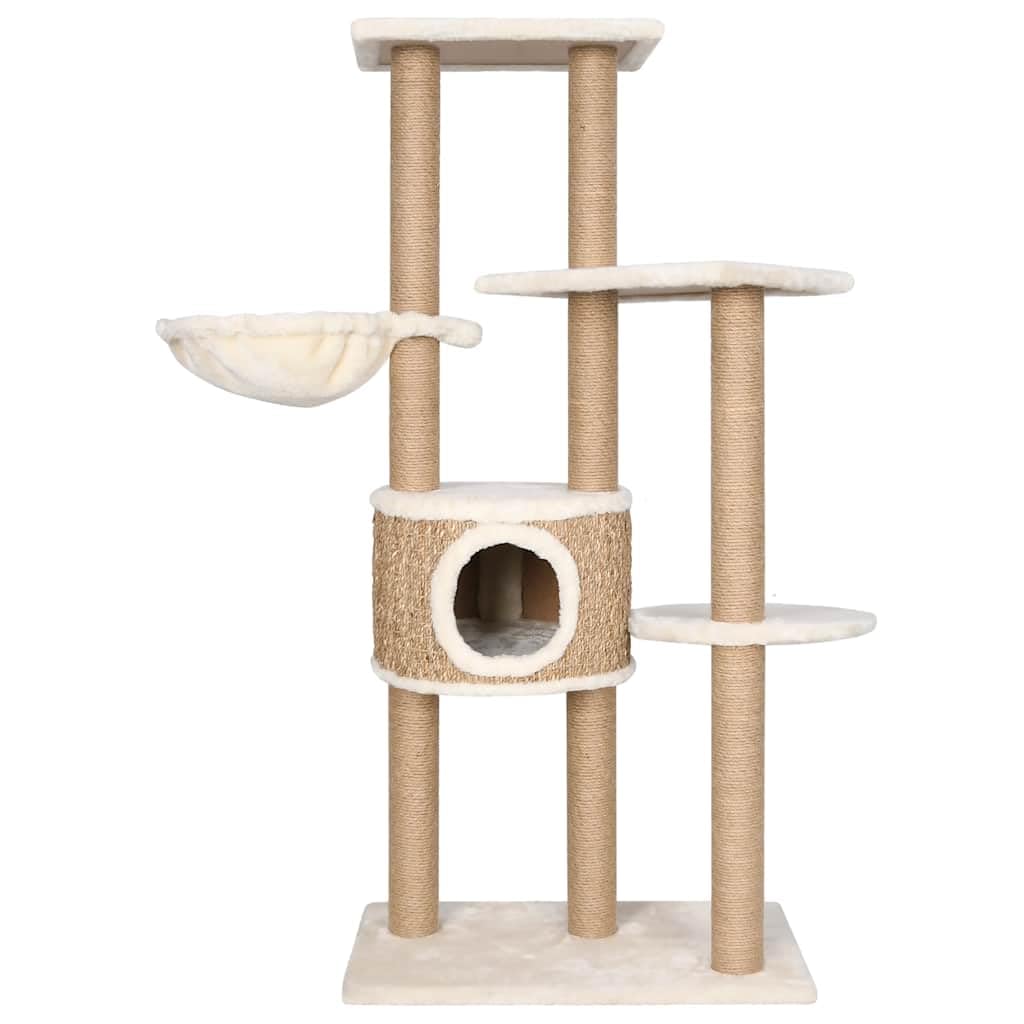 Genérico Árbol para Gatos con Poste rascador 126 cm Hierba Marina,Producto para Mascotas y Animales,Productos para Mascotas,Productos para Gatos,Mobiliario para gatos-170980