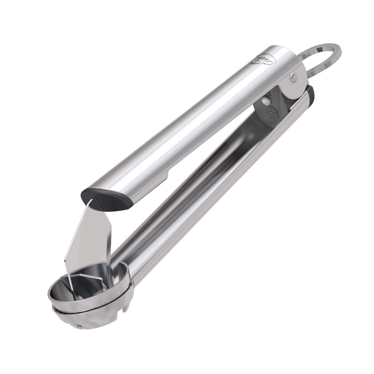 Dr. Oetker Professional Plum Corer Stainless Steel Plum Core Remover with Locking Mechanism (Colour: Silver) Quantity: 1 Piece