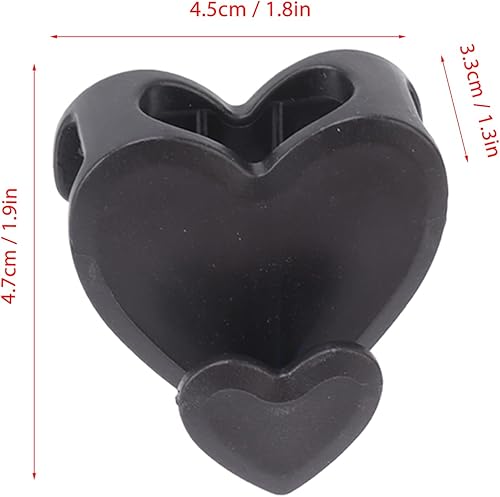 Miniatura 2 de Percha de ropa con forma de corazón negro, 12 piezas, gancho para ahorrar espacio, armario, armario, ropa, ahorro de espacio