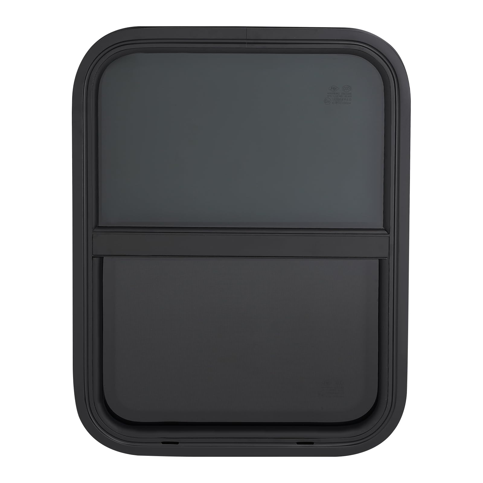 Finestra scorrevole per camper | impermeabile con rete di insetti, finestrini laterali di ricambio per roulotte Van Camper (450 x 600 mm)