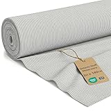 Tela de pana para Tapizar Tela a Metro Tapicería para Sofá - 2 m x 140 cm Tejido Antiarañazos por Metros para Revestimiento Diván Sillón Material Profesional Gris claro