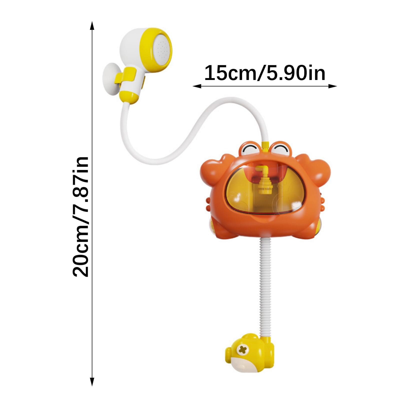 Cartoon Bubble Blower Soffione Doccia Giocattolo con Luce