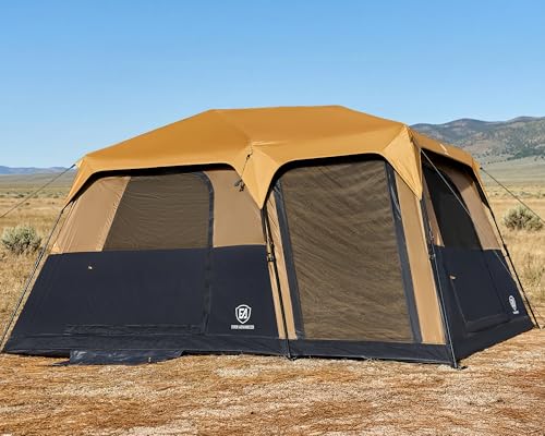 EVER ADVANCED 10 Person Blackout Camping Tent, Easy Setup...