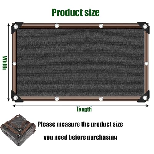 Filet de jardin noir anti UV 5,5x6m pour protéger fleurs et serres - 3