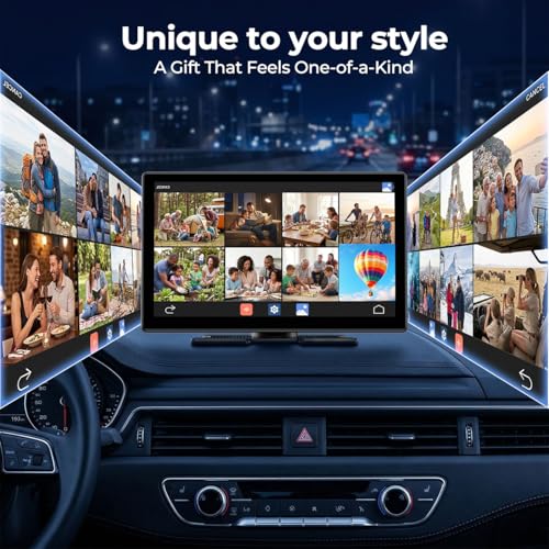 LAMTTO 9" Wireless CarPlay Screen with Net-Flix YouTube Apps Portable Car Play Screen for - image 6