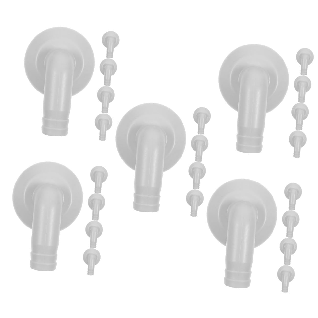 Gadpiparty 25pezzi Connettori Per Scarico Condizionatore Gomiti Per Facili Installare Accessori Per Impianti Condizionamento