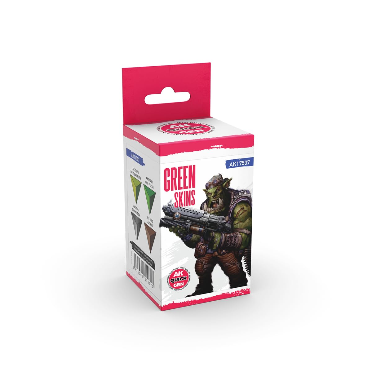 Amazon.com: AK QUICK GEN SET AK17507 GREEN SKINS (4x18ml) : Arts