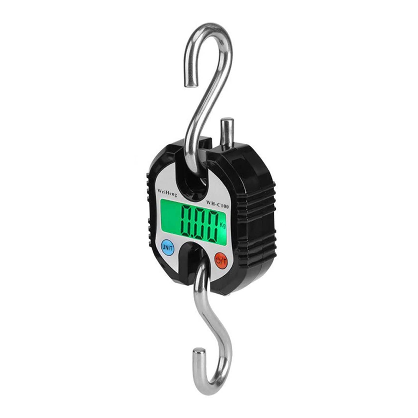 JFDBGU Portable Luggage Scale 150kg 50g Hanging Scale Heavy Weighting Electronic Digital Scales Stainless Steel Loop Balance with Hook