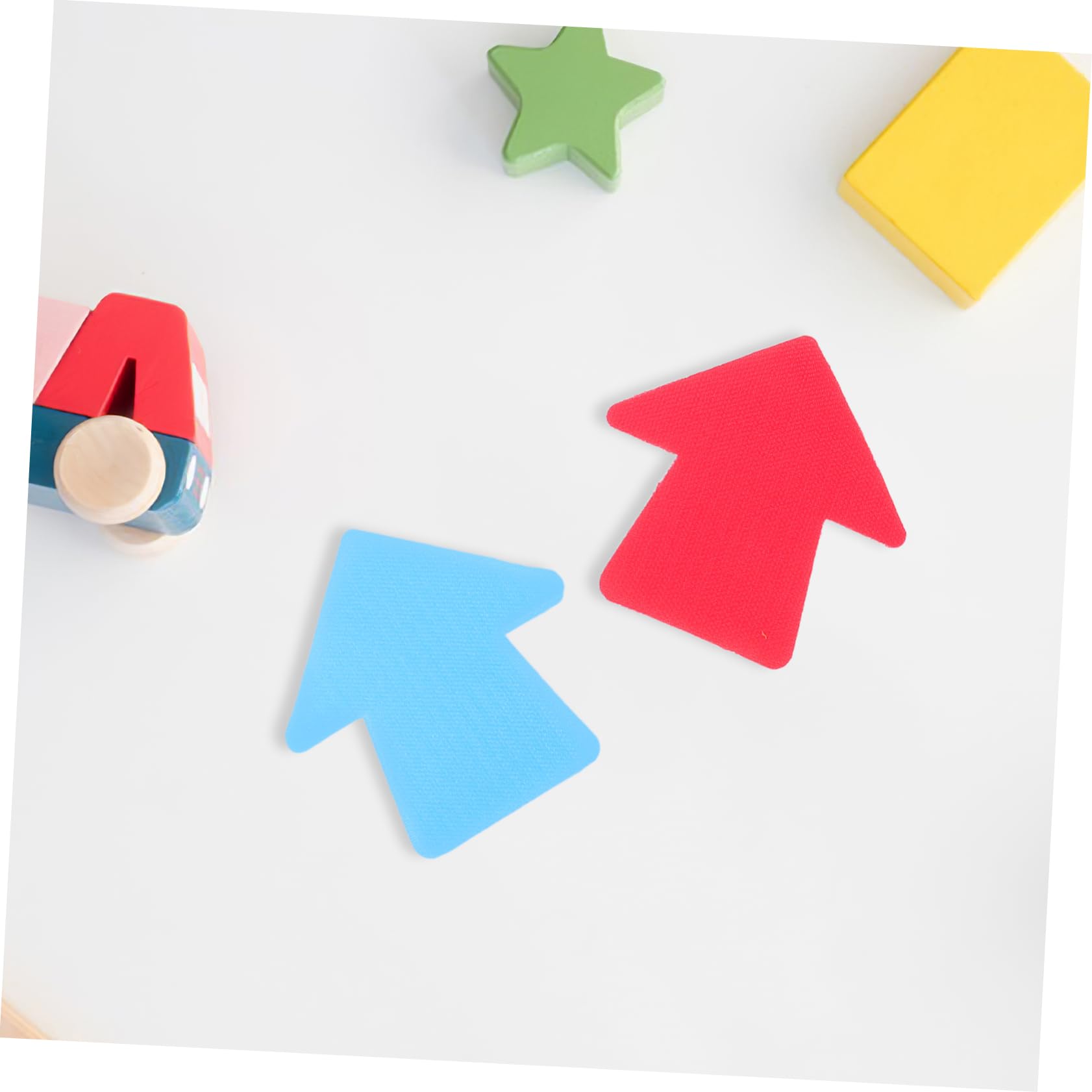 SHINEOFI 20 Pezzi Marcatori da Allenamento a Forma di Indicatore per Ragazzi, Antiscivolo, Facili da Applicare e Rimuovere, per Palestra