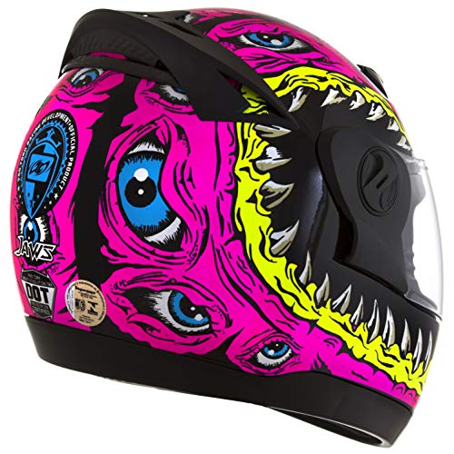 Pro Tork Capacete Evolution G6 Jaws 58 Preto/Rosa