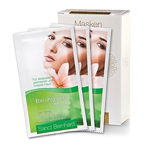 Preisvergleich Produktbild Sanct Bernhard Beruhigungs-Maske mit Zink, Allantoin, Dexpanthenol, Hagebuttenkernöl 60 ml