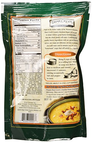 Image of Bear Creek Country Kitchen Cheddar Potato Soup Mix (Pack of 3)