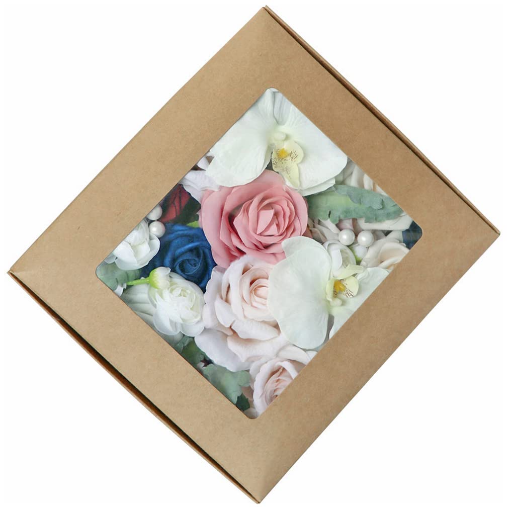 UICerland 15 fiori artificiali in seta a stelo singolo, per bouquet di