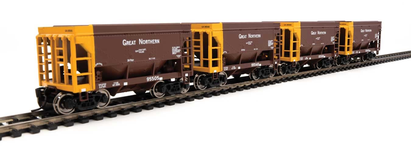 Walthers Spur H0 24' Ore Car Great Northern 4 sztuki