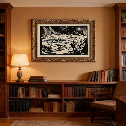 Impression sur toile John Andreas Savio | Cadre suspendu 61 cm