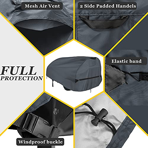 Selugove Log Splitter Cover For 15-22 Ton Gas-Powered And Electric-Powered Horizontal Log Splitters. Waterproof Outdoor All-Weather - Thickened And Tear-Resistant, Dustproof, Rainproof And Uv-Proof #TOP3