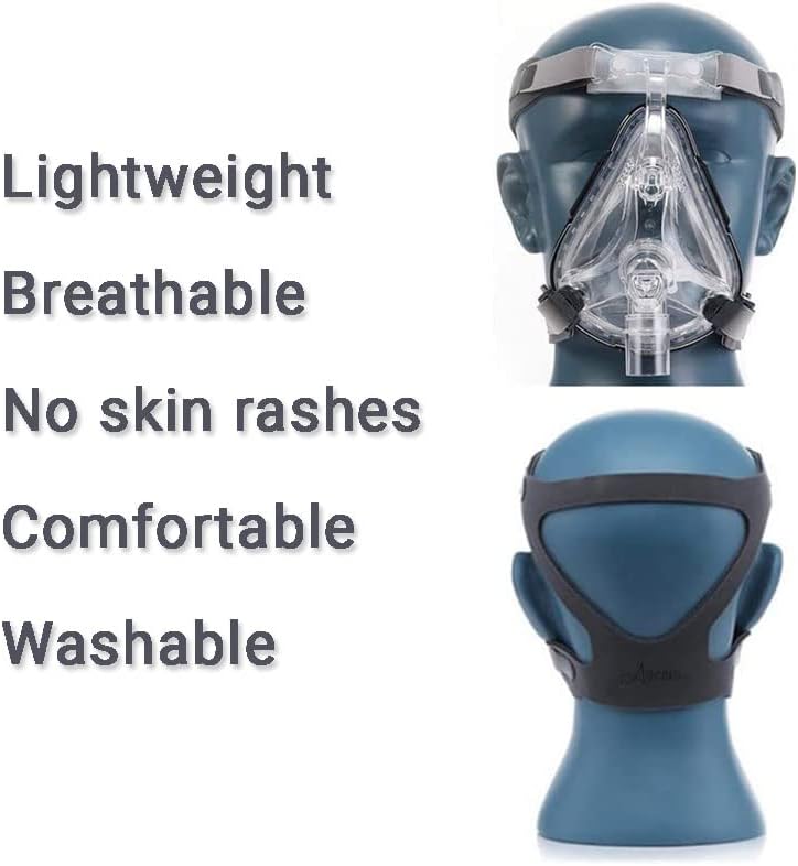 Miniatura 3 de Mascarilla CPAP, máscara universal para la apnea del sueño, suministros cómodos CPAP