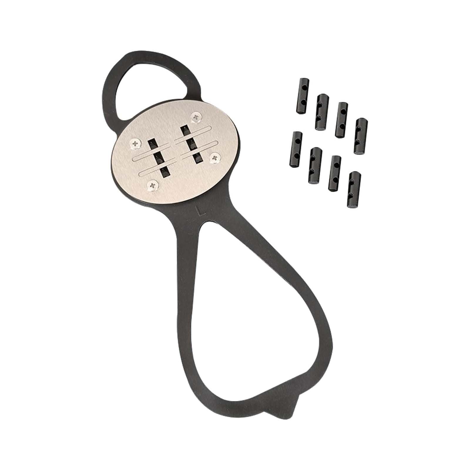 Scintillante Flint Pad copriscarpe per skateboard e moto, cuscinetti per attrezzi da bicicletta, set di selce per skateboard, copriscarpe da equitazione, regolabili e scintillanti