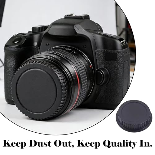 4 STK Objektivdeckel Hintere Kappe für Canon EF/EF-S Objektiv,Staubschutzkappe EOS SLR Kamera,Passend Für 4000D 2000D 760D 750D 600D 700D 250D 200D 90D 80D 77D 70D 60D 5D Mark IV/III/II 6D II/I 7D II