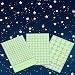 Aooyaoo Glow in The Dark Stars Wall Stickers, Glowing Stars for Ceiling and Wall Decals, 3D Glowing Stars,Excluding The Moon，Perfect for Kids Bedding Room or Party Birthday Gift(452Pcs, Green)
