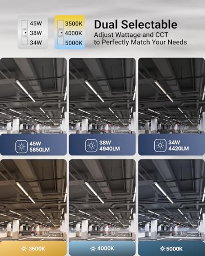 Luz LED regulable Sunco 4 pies, 3 temperaturas color miniatura 5