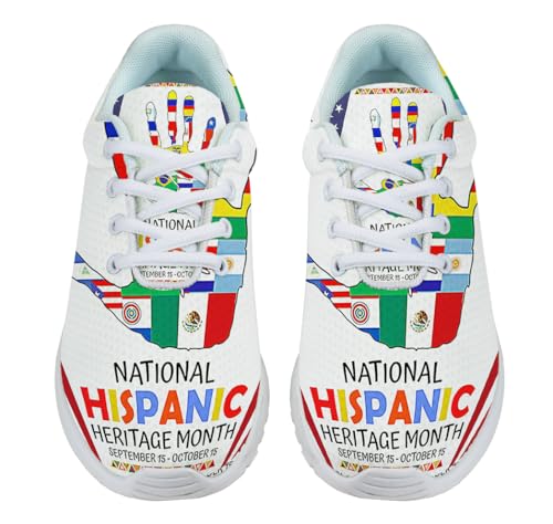 National Hispanic Heritage Month Shoes for Women Men Trail Running Casual Fashion Sneakers Slip-on Tennis Shoes