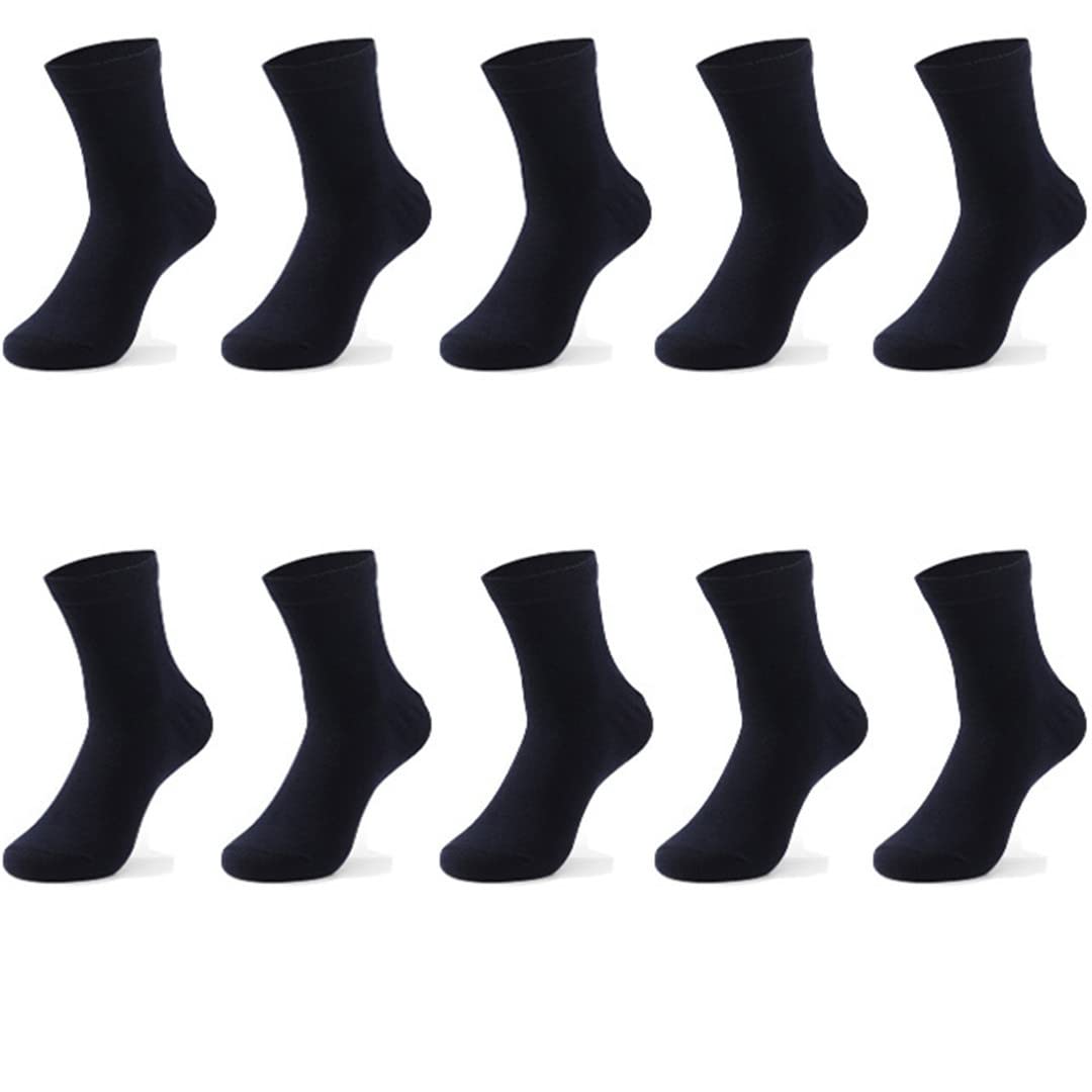 Calcetines de algodón para hombre negro negocios suave transpirable invierno masculino calcetines largos más tamaño