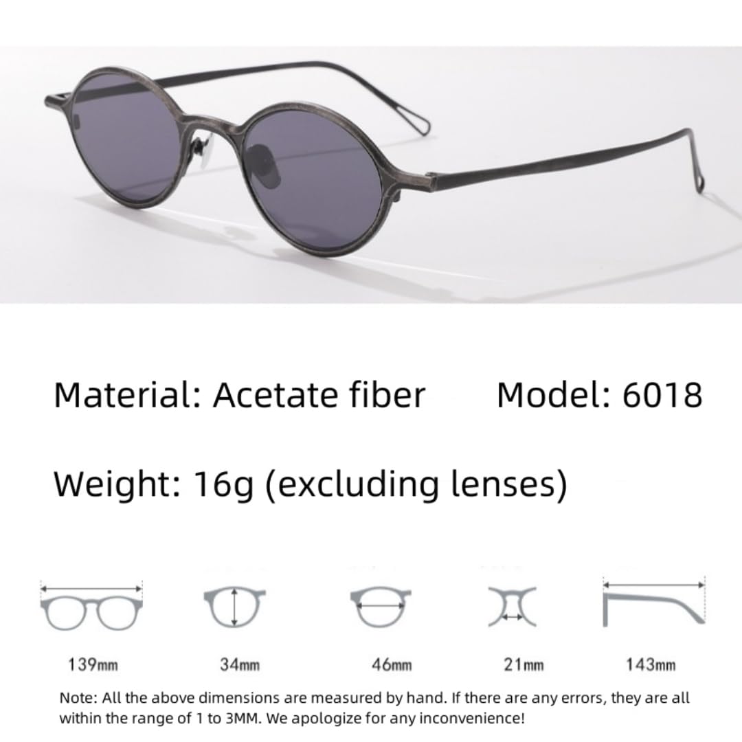 Lunettes de soleil ovales tendance pour hommes et femmes, en titane ultra-léger