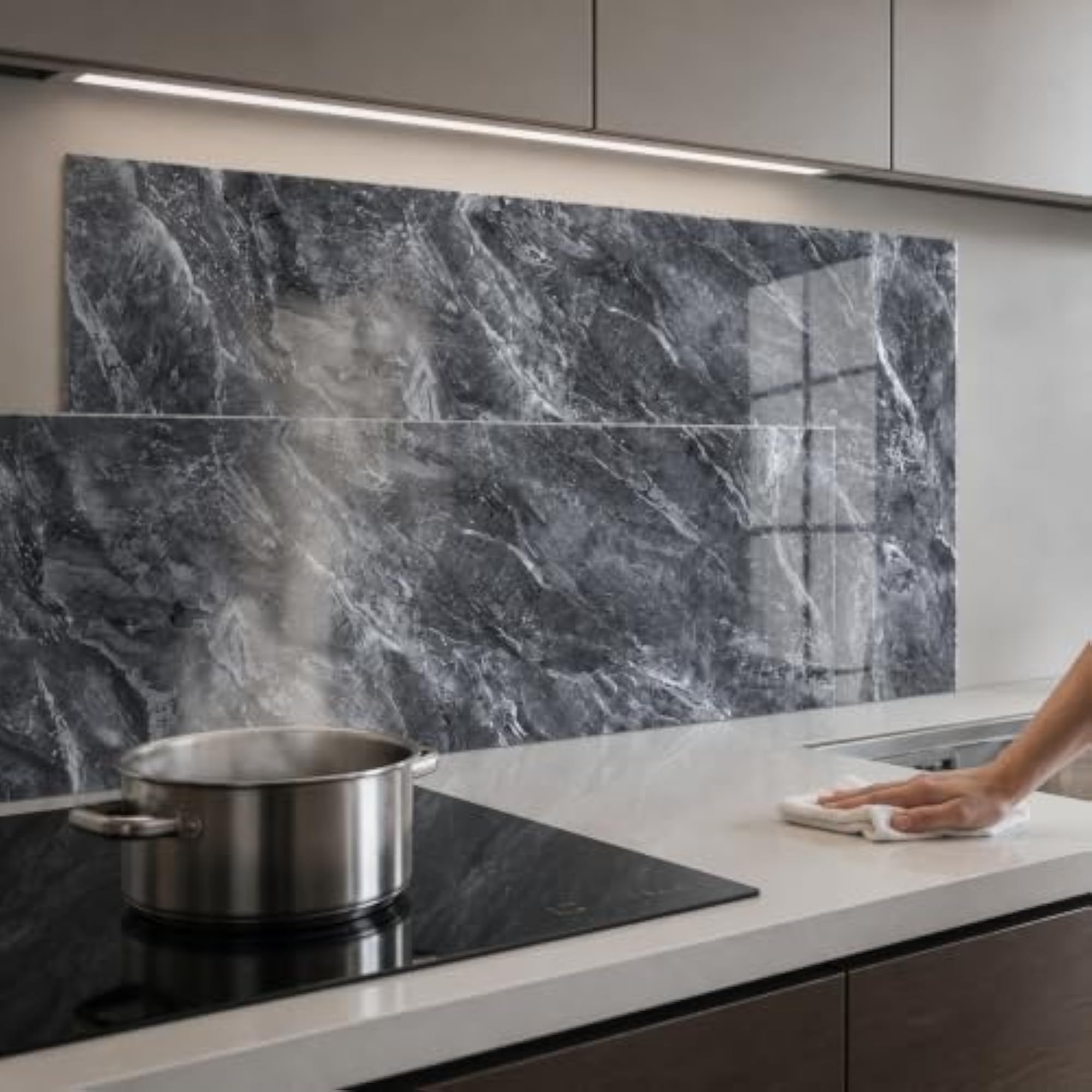 Waterproof Self-Adhesive Aluminum Plastic Wall Tiles