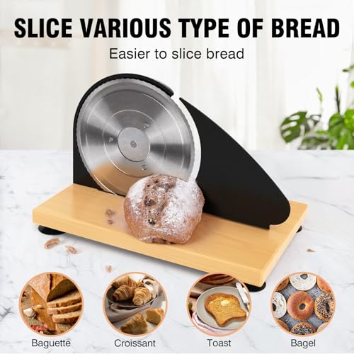 Image of vanerepok Manual Bread Slicer Adjustable Thickness for Homemade Sourdough