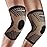 SHENGYADE Knee Brace for Women & Men1 Pair, Copper Knee Braces for Knee Pain and Support, Copper Ions Fiber Compression Knee Sleeve for Running, Meniscus Tear, ACL, Joint Pain Relief (2, XX-Large)